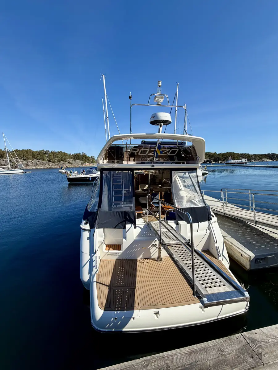 Akterdäck i skärgården